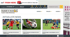 Desktop Screenshot of fussball-in-bw.de