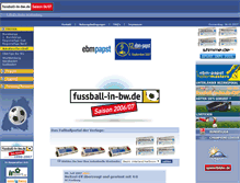 Tablet Screenshot of 200607.fussball-in-bw.de